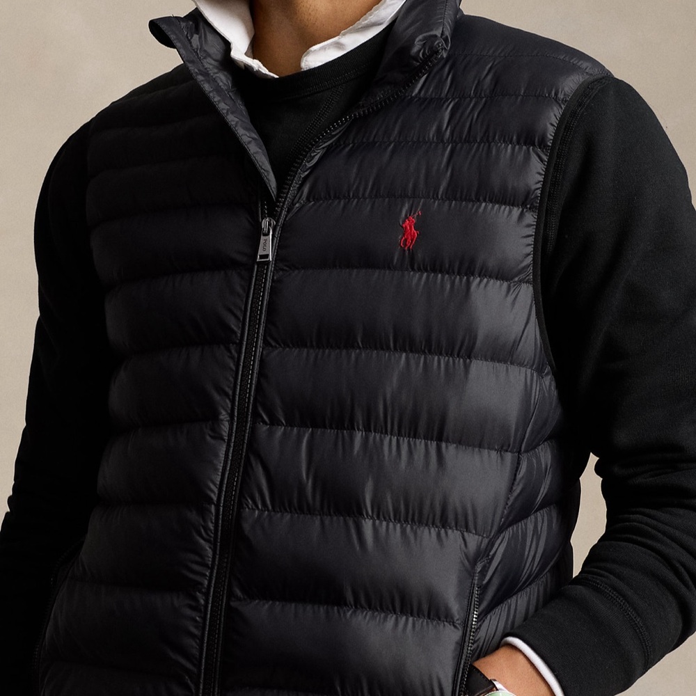 Polo Ralph Lauren Men's Packable Down Vest Aviator Blue Size S